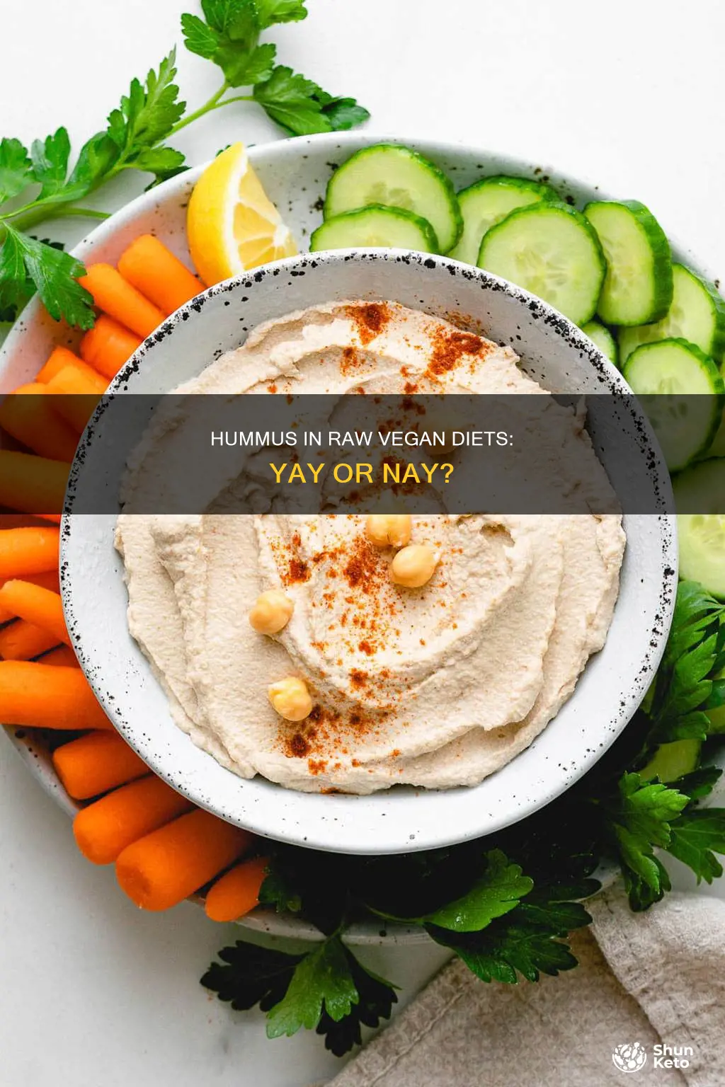 is hummus ok on a raw vegan diet