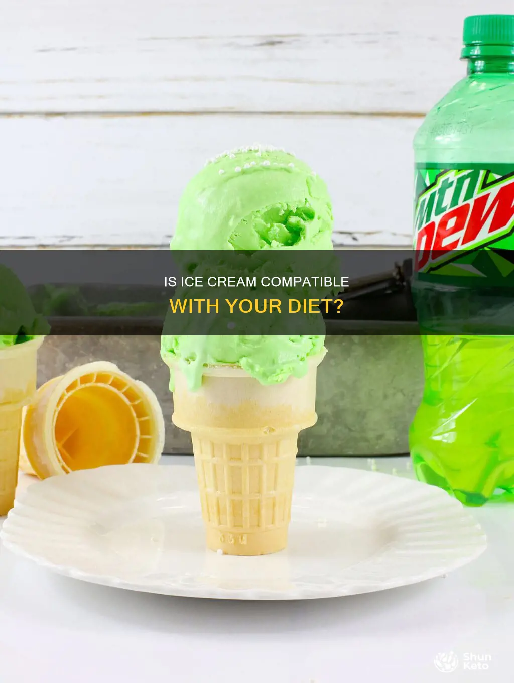 is ice cream ok for my diet