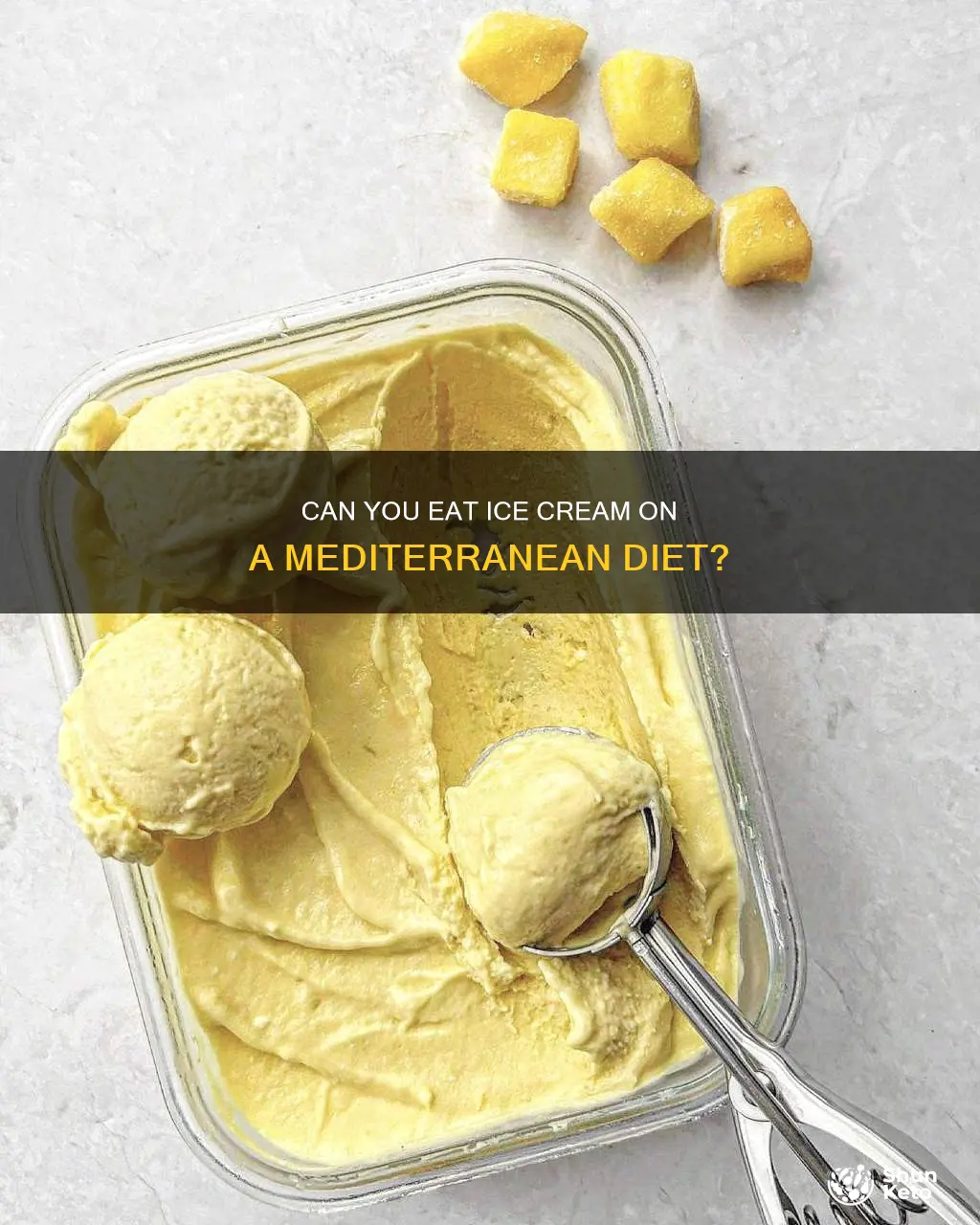 is ice cream ok on mediterranean diet