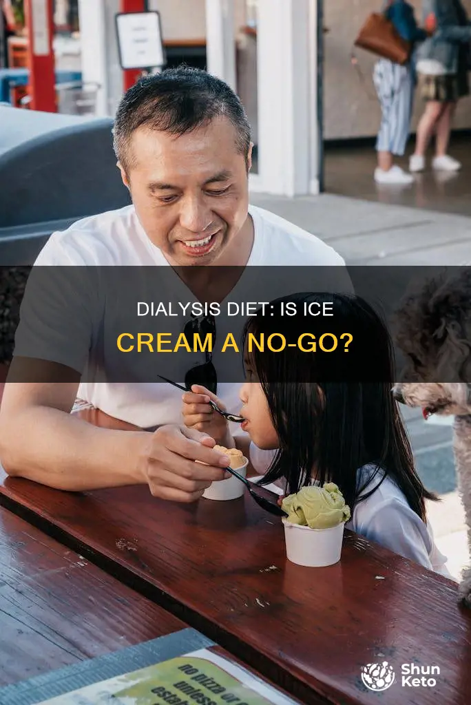 is icecream ok for a dialysis diet