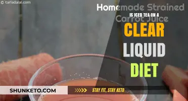 Clear Liquid Diet: Is Iced Tea Allowed?