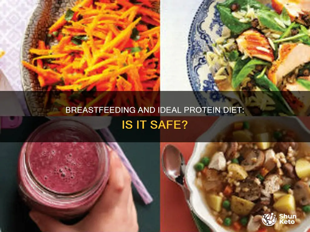 is ideal protein diet safe while breastfeeding