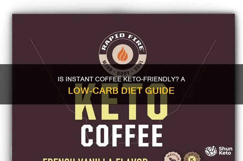 is instant coffee ok on a keto diet