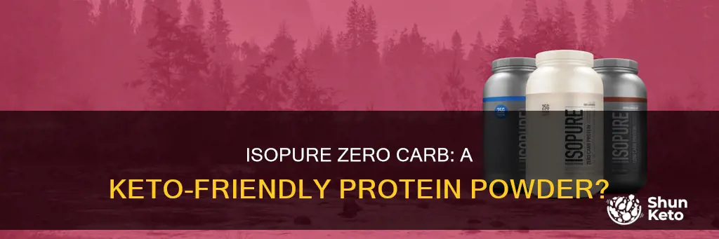 is isopure zero carb good for keto