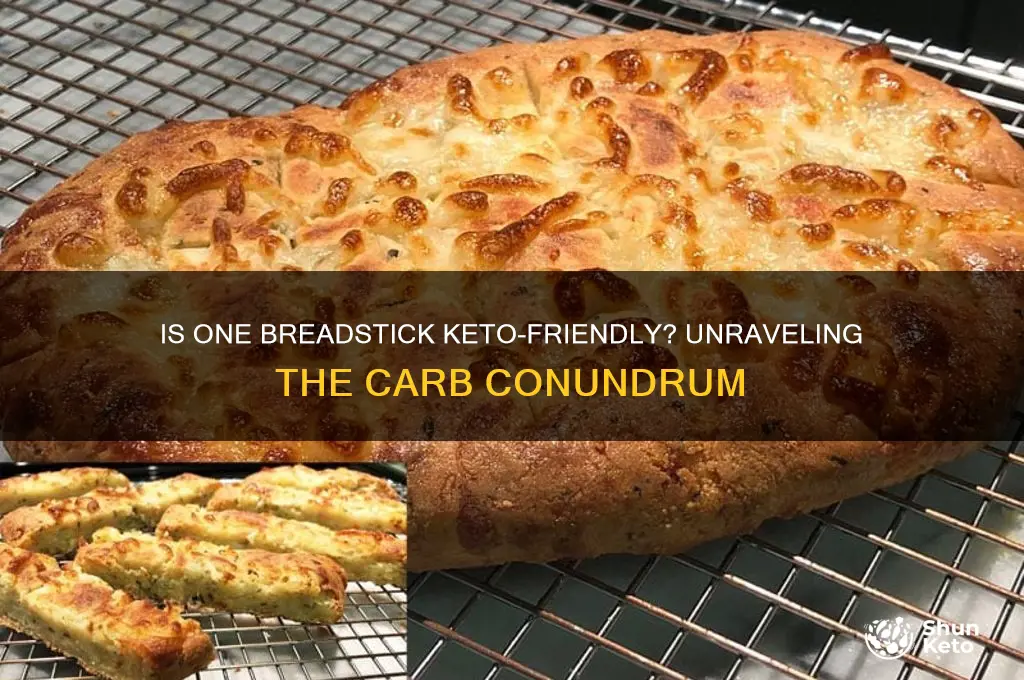 is it bad to eat a 1 breadstick on keto