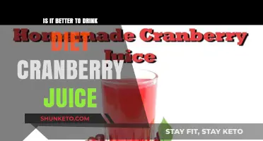 Cranberry Juice: Diet or Regular?