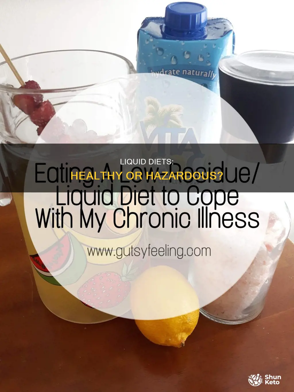 is it ok to be on liquid diet