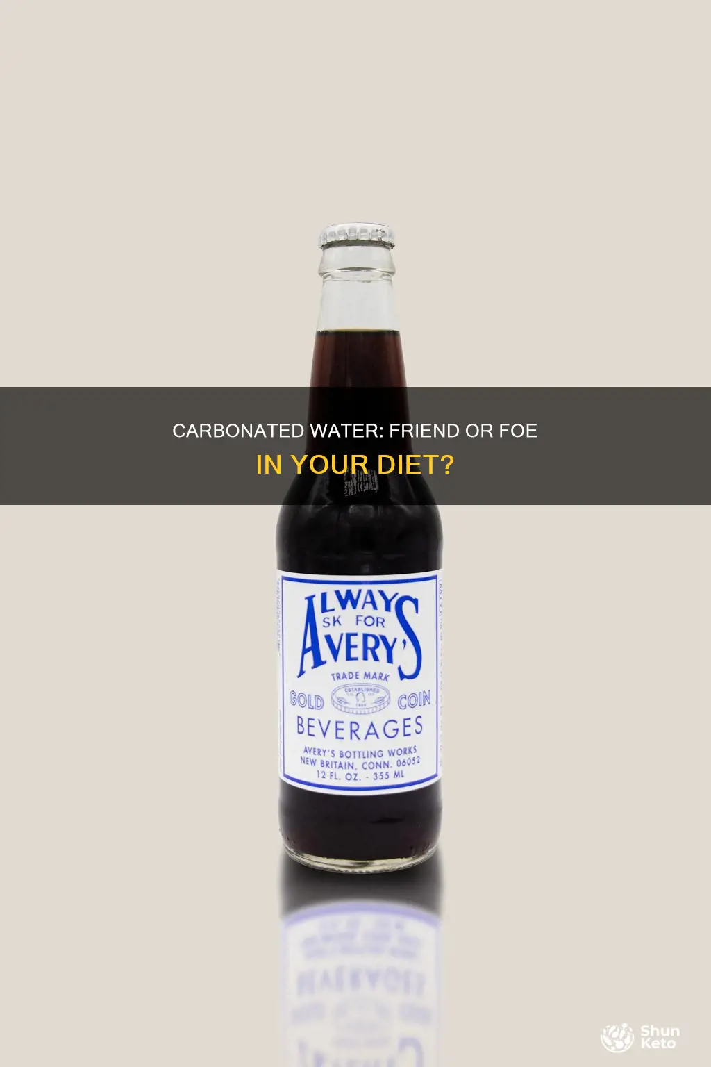 is it ok to drink carbonated water while dieting