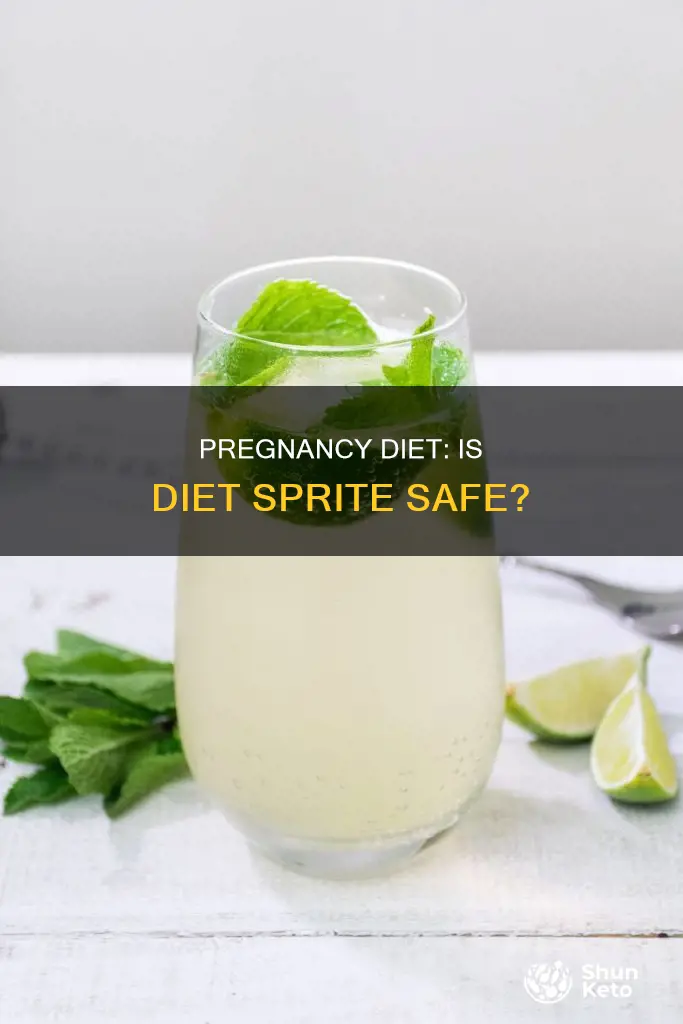 is it ok to drink diet sprite while pregnant