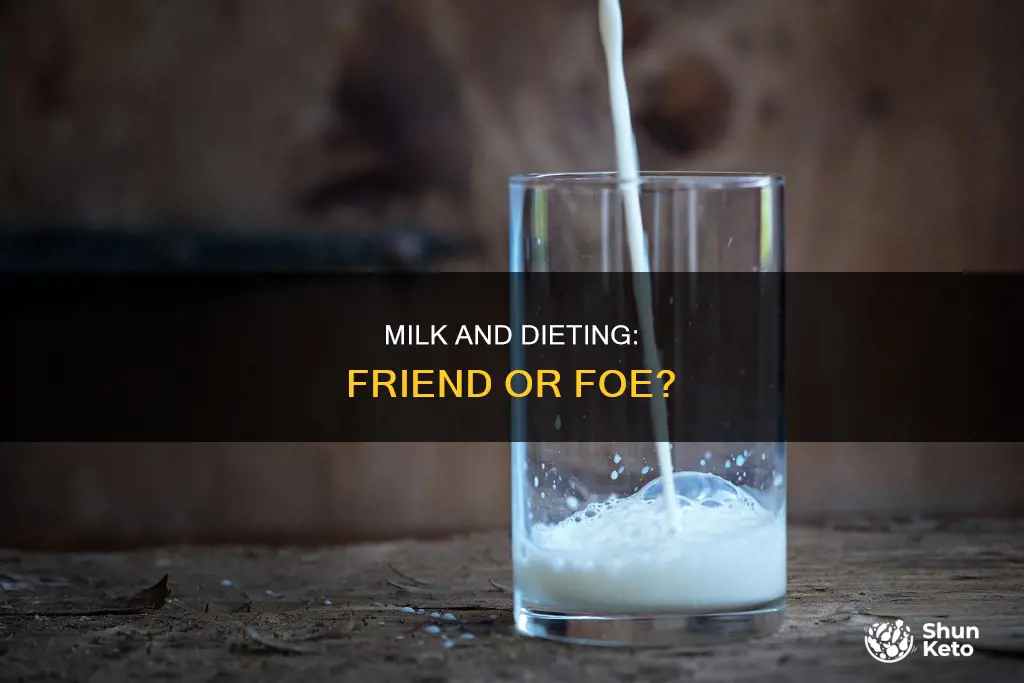 is it ok to drink milk on a diet