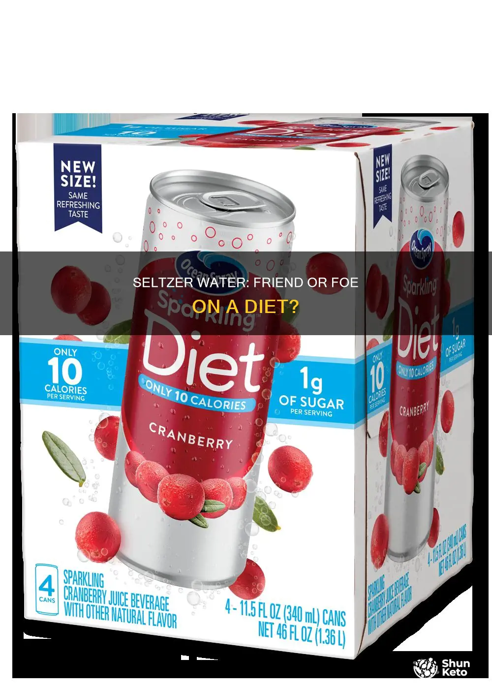 is it ok to drink seltzer water on a diet
