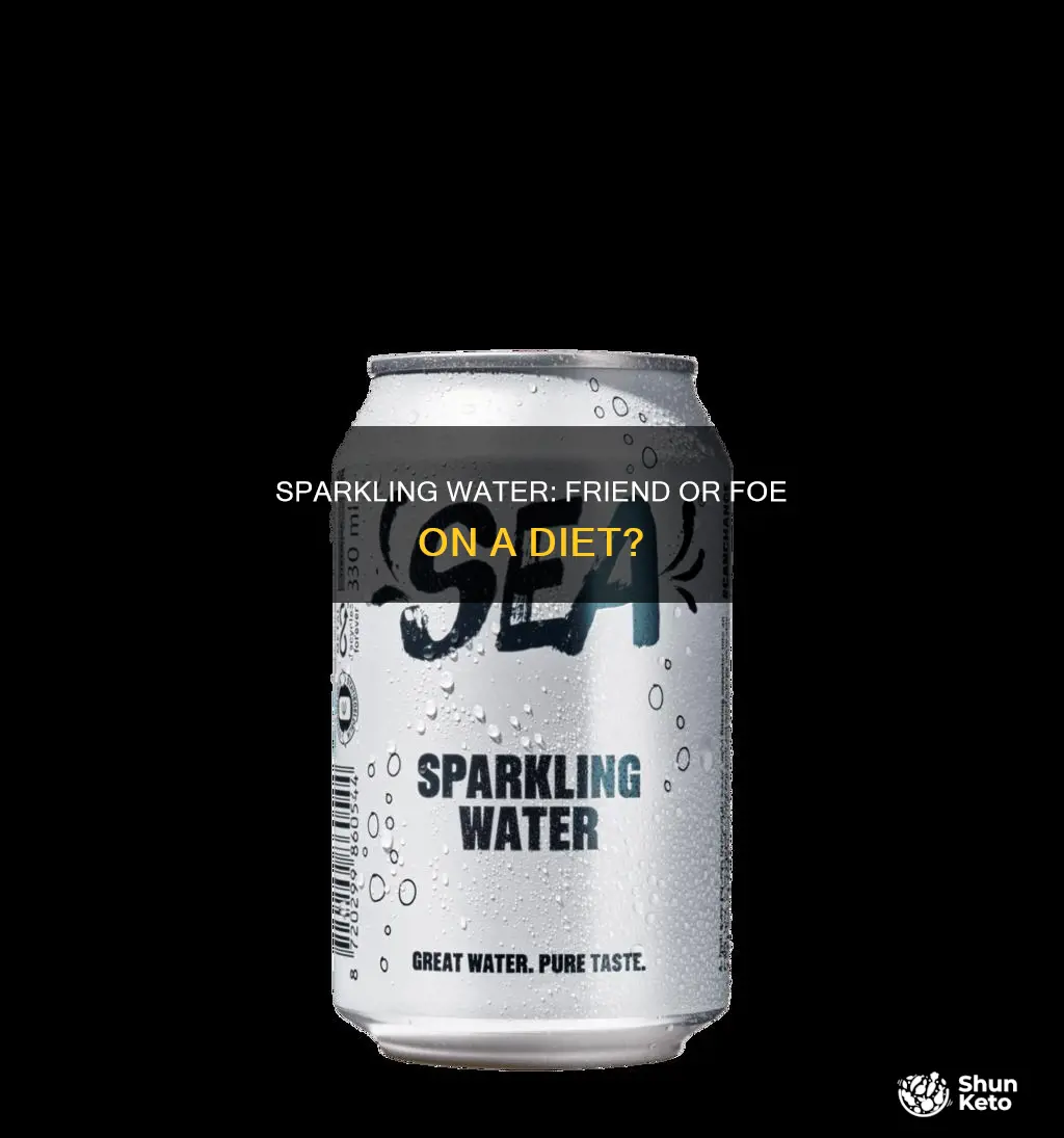 is it ok to drink sparkling water on a diet