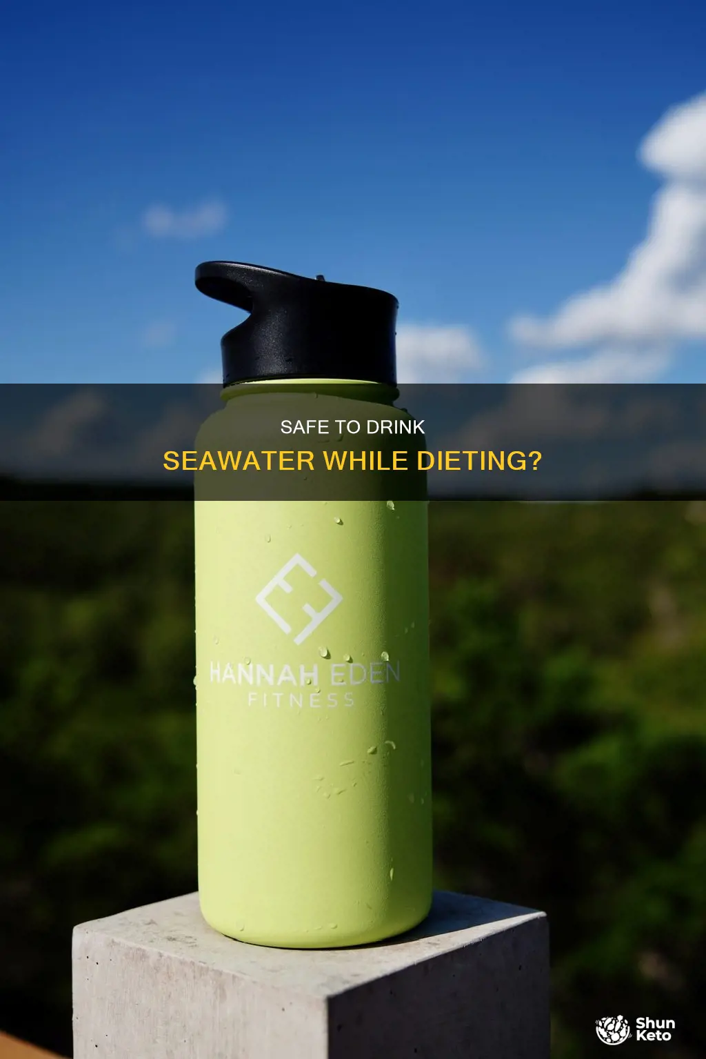 is it ok to drink swl water on a diet