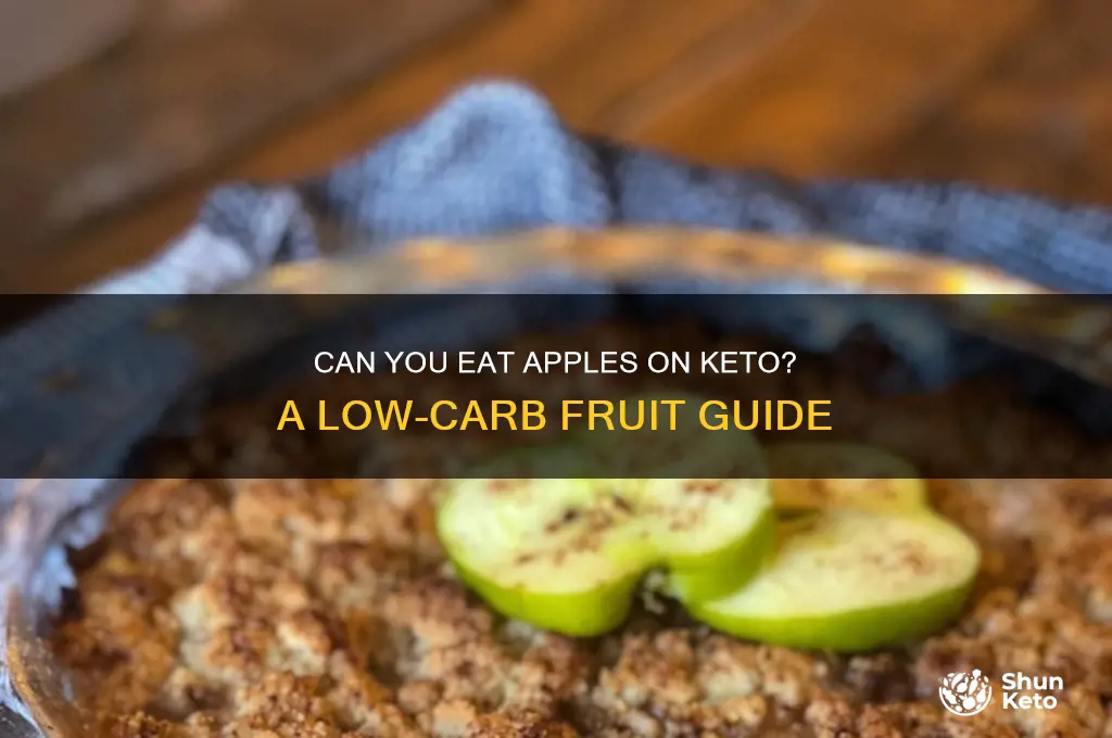 is it ok to eat an apple on keto