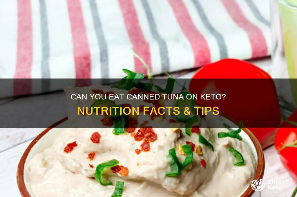 is it ok to eat canned tuna on keto diet