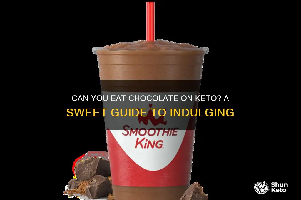 is it ok to eat chocolate in keto diet