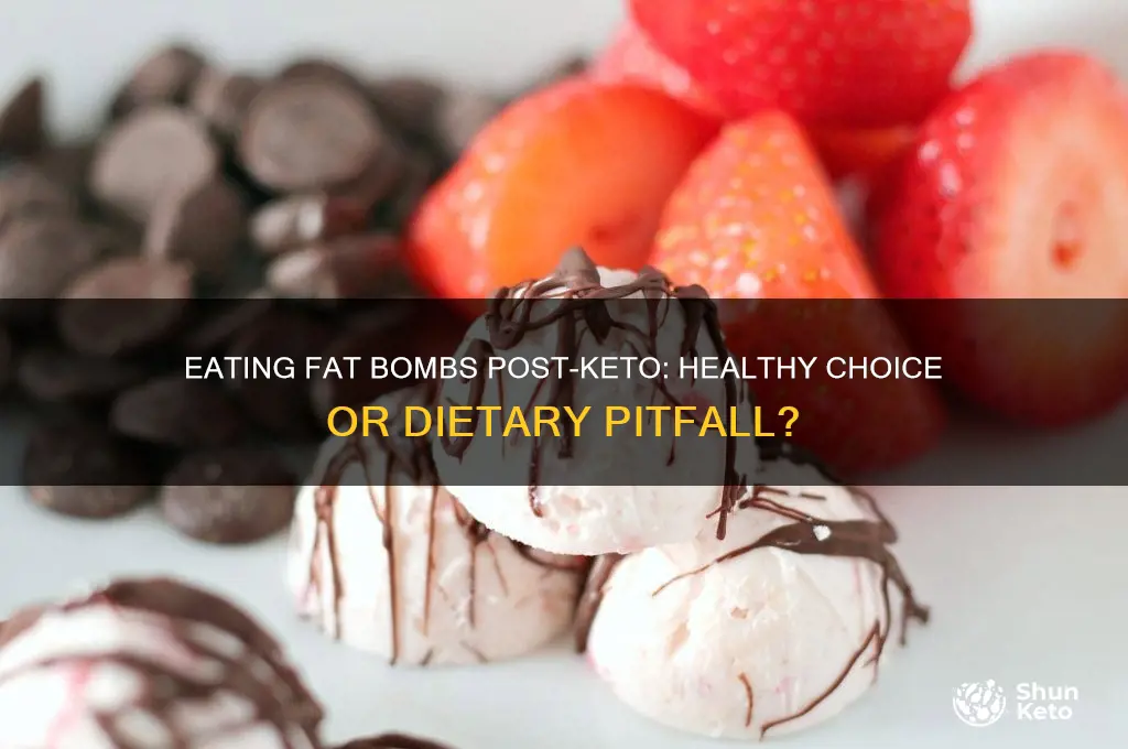 is it ok to eat fat bombs after keto