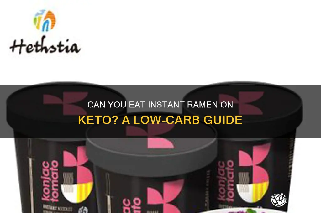 is it ok to eat instant ramen on keto
