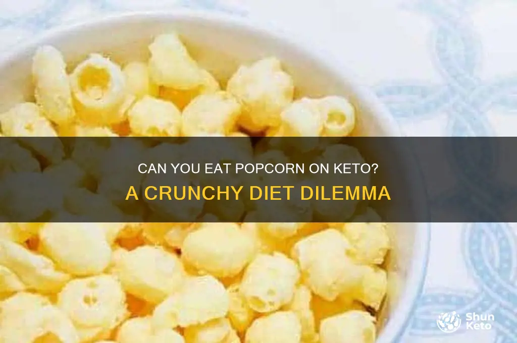 is it ok to eat popcorn on keto diet