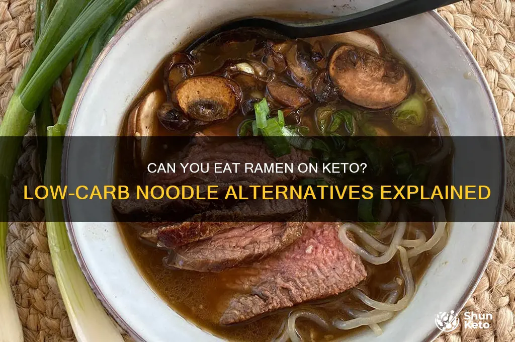 is it ok to eat ramen on keto