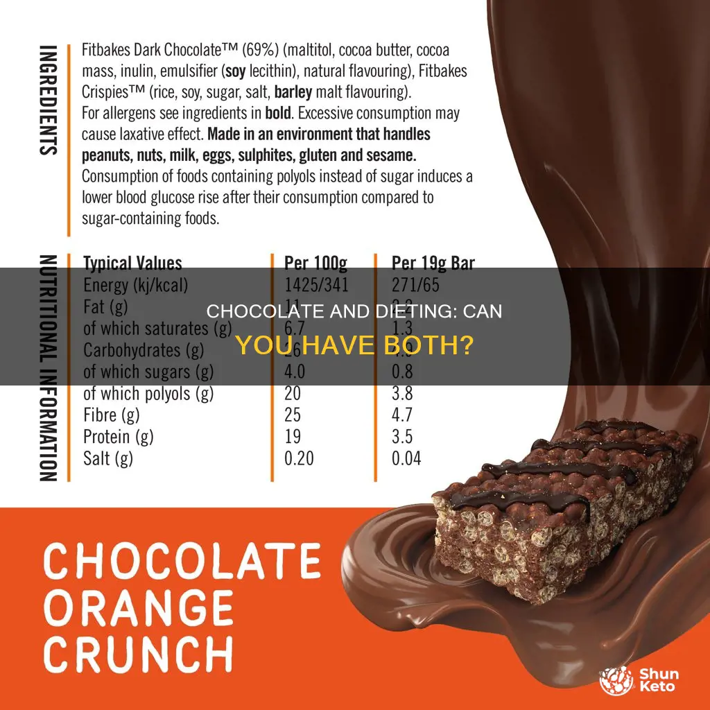 is it ok to have chocolate on a diet