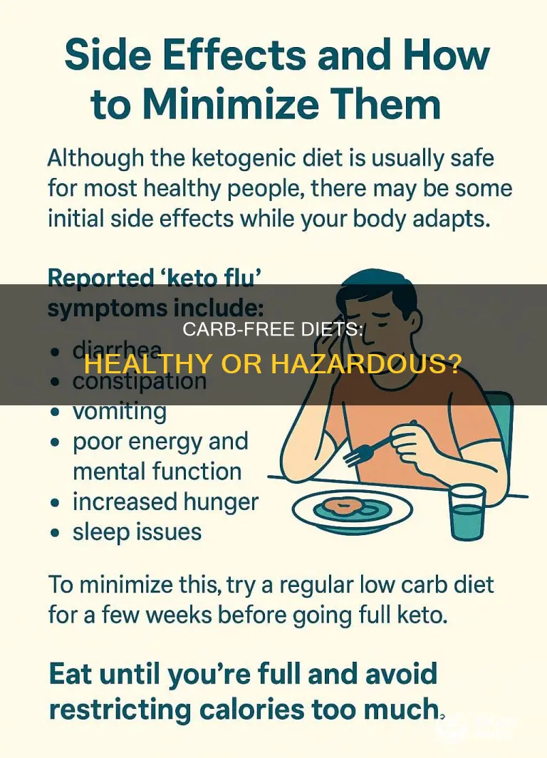 is it ok to have zero carbs in a diet