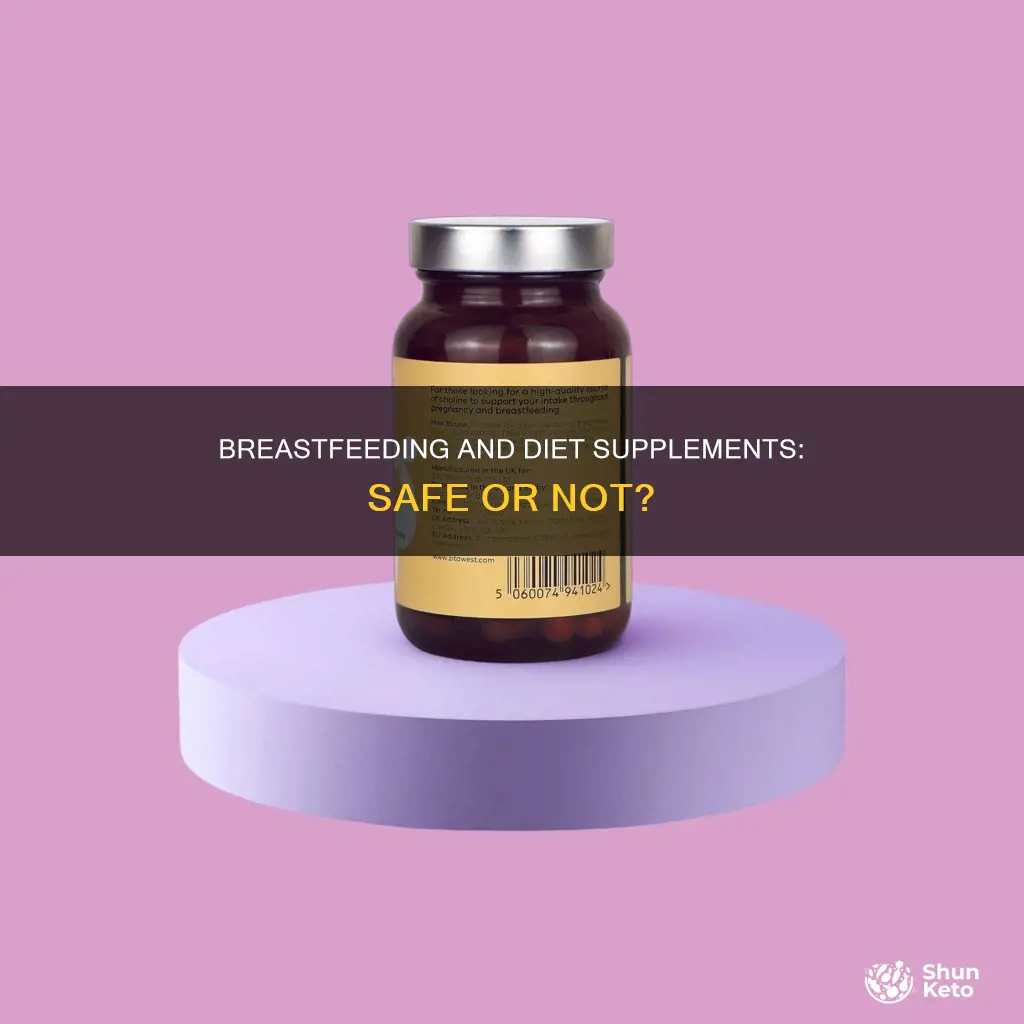 is it ok to take diet supplements while breastfeeding
