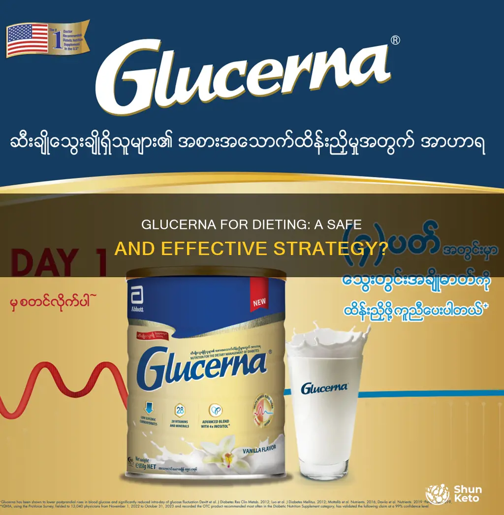 is it ok to use glucerna for dieting