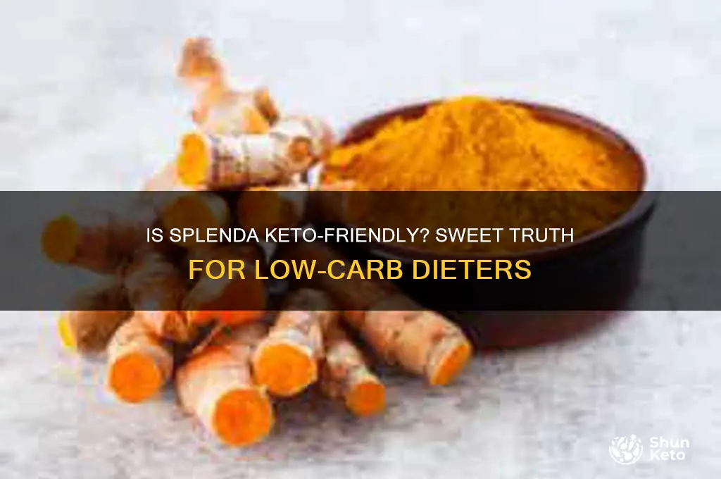 is it ok to use splenda on keto diet