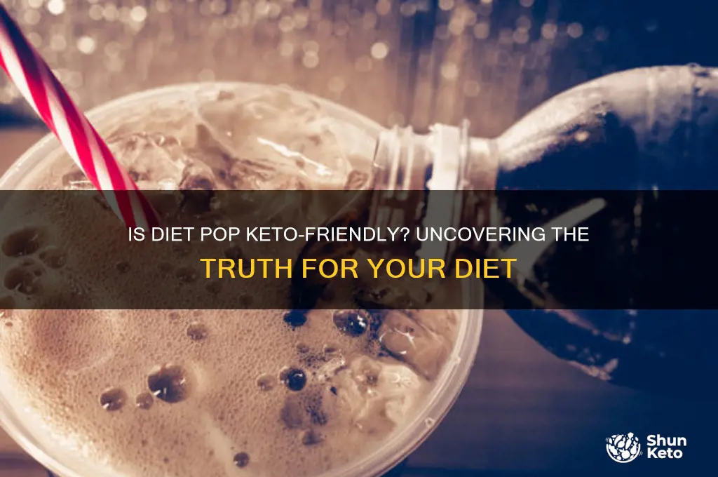is it ok yo have diet pop on keto