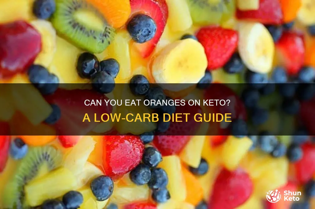 is it okay to eat an orange during keto diet