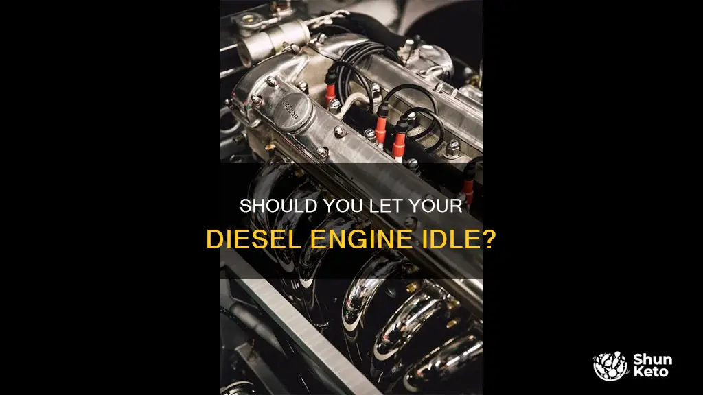 is it okay to ket a diesel engine idle