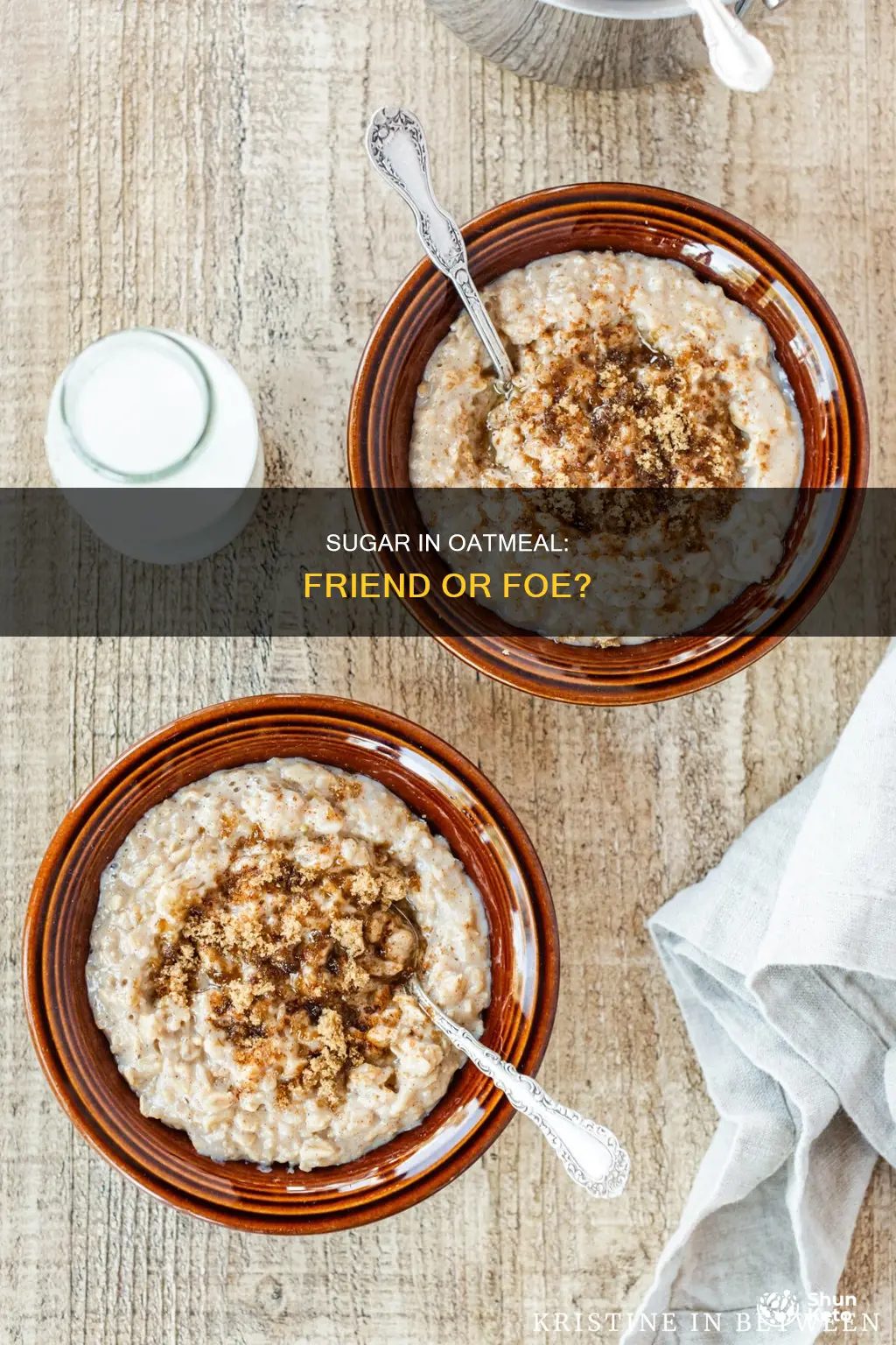 is it okay to put sugar in oatmeal while dieting