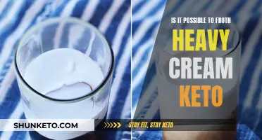 Whipping Up Keto: Frothing Heavy Cream, Possible?