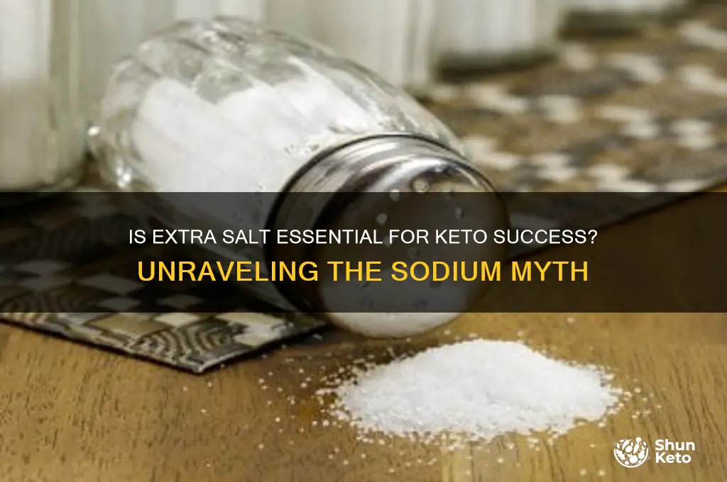 is it really necessary to eat more salt keto