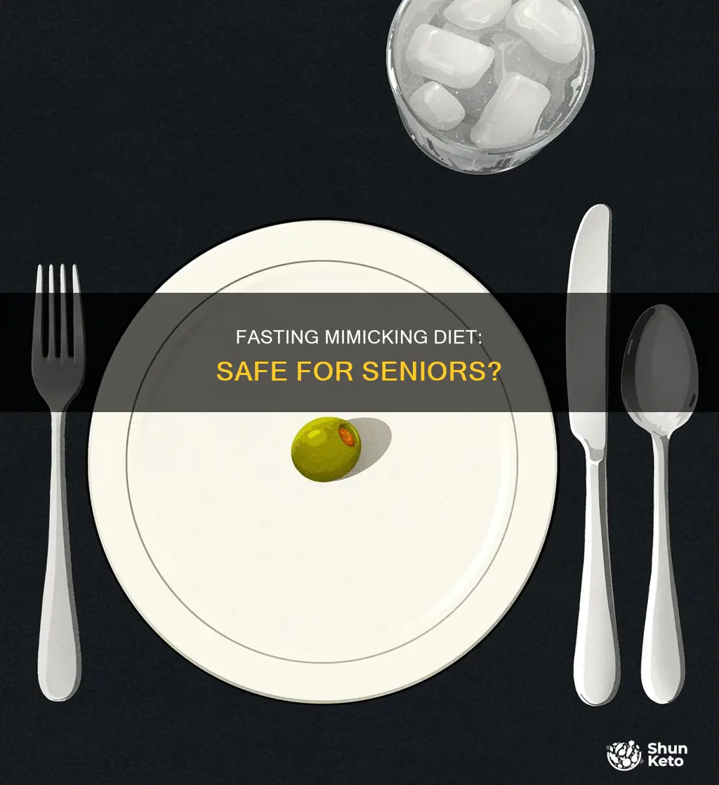 is it safe for elderly to try fasting mimicking diet