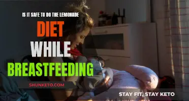 Lemonade Diet Safety for Breastfeeding Mothers