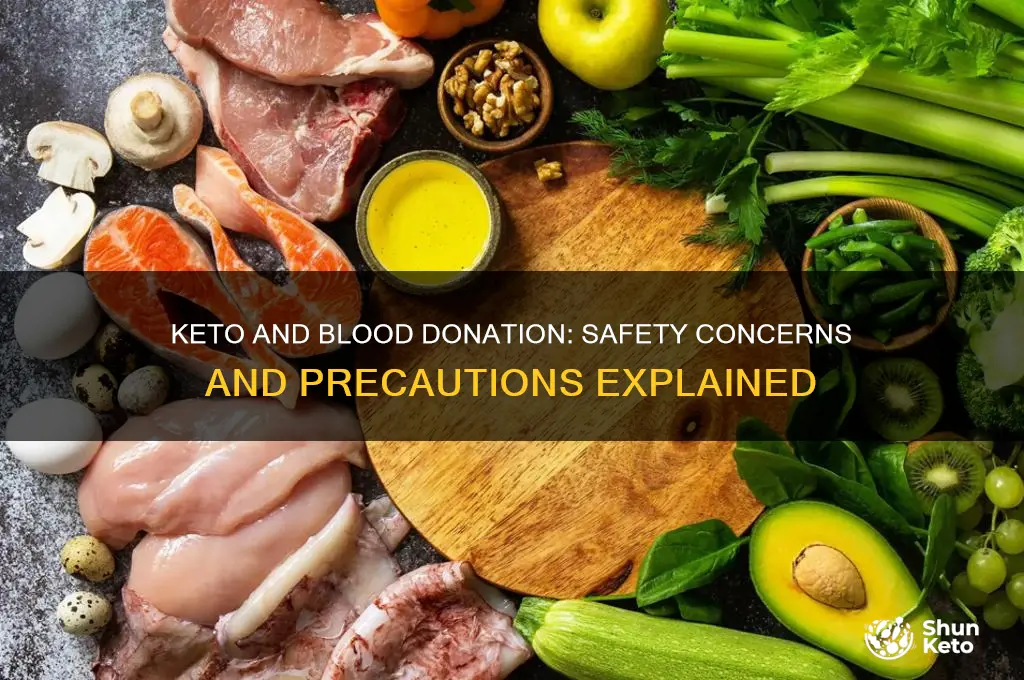 is it safe to donate blood on keto diet
