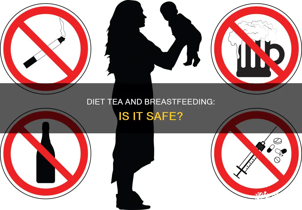 is it safe to drink diet tea while breastfeeding