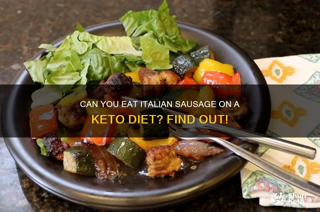 is italian sausge ok on keto diet