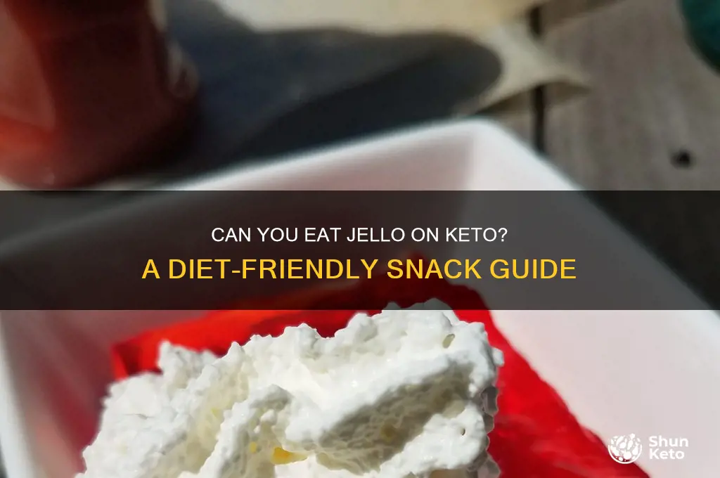 is jello allowed on keto diet