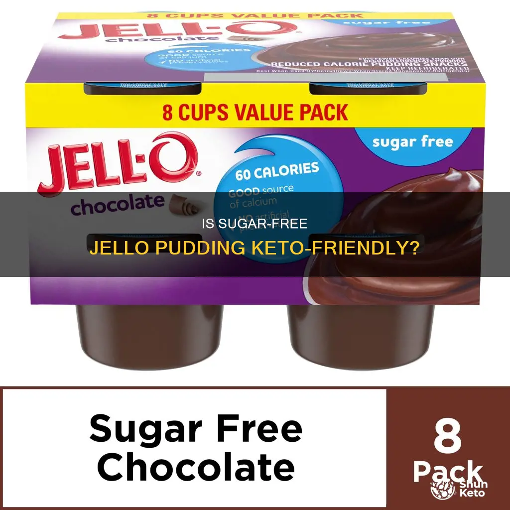 is jello sugree free pudding keto