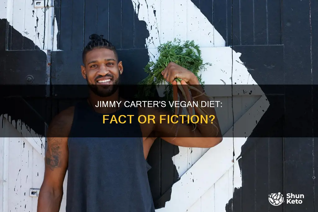 is jimmy carter on a vegan diet