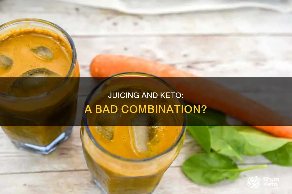 is juicing bad for keto