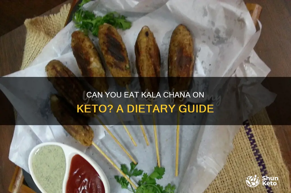 is kala chana allowed in a keto diet