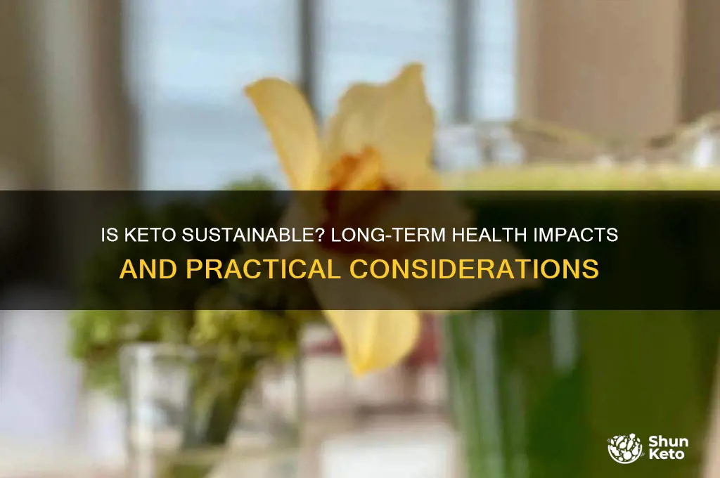 is keto a sustainable diet