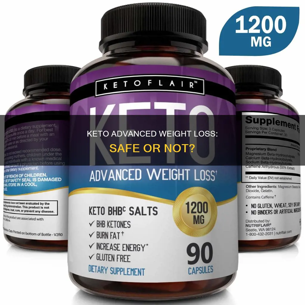 is keto advanced weight loss supplement ok to take