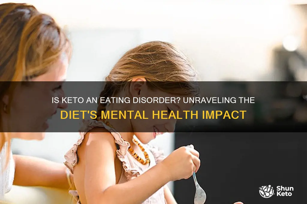 is keto an eating disorder