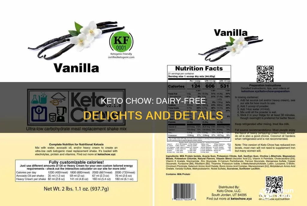 is keto chow dairy free