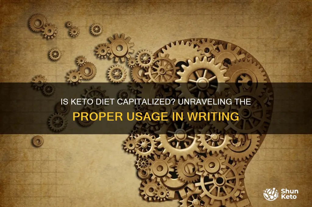 is keto diet capitalized